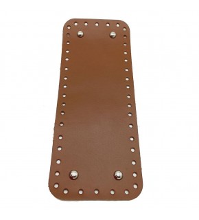 Çanta Aksesuar Gerçek Deri Sütlü Kahve 30X12 cm Dikdörtgen Gümüş Metalli Çanta Tabanı