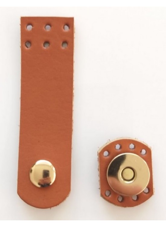 Çanta Aksesuar Gerçek Deri Taba Renk Mini Kapak 8X2,3 Cm Light Gold Metalli