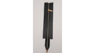 Çanta Aksesuar Gerçek Derili 28 Cm Siyah Renk Fermuar Light Gold Metalli
