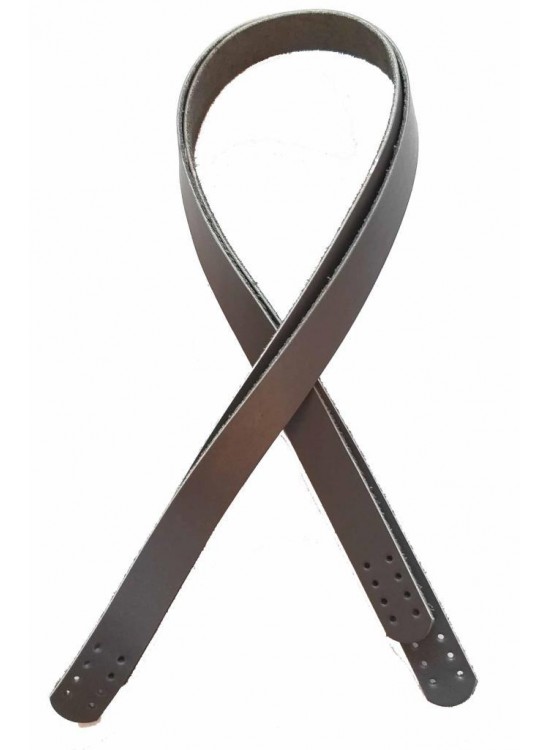 Çanta Aksesuar Gri Renk Gerçek Deri 70X2.3 Cm Çift Sap
