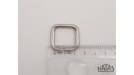 Çanta Aksesuar Gümüş Renk 2 Cm Kare Halka