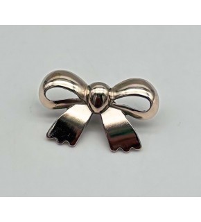 Çanta Aksesuar Gümüş Renk 3.5 cm Kurdele Model  Plaka Süs