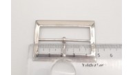 Çanta Aksesuar Gümüş Renk 4.5 Cm Dikdörtgen Çanta Tokası