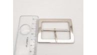 Çanta Aksesuar Gümüş Renk 5 Cm Dikdörtgen Çanta Tokası
