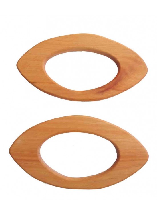 Çanta Aksesuar Hafif Ahşap Çanta Sapı 17 Cm No3