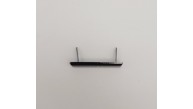 Çanta Aksesuar Handmade Yazılı Metal Etiket Plaka Süs Füme Renk
