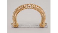 Çanta Aksesuar Kafes Model Light Gold Çanta Tutma Sapı