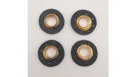 Çanta Aksesuar Kahverengi Gerçek Derili 4 lü Kuşgözü Light Gold