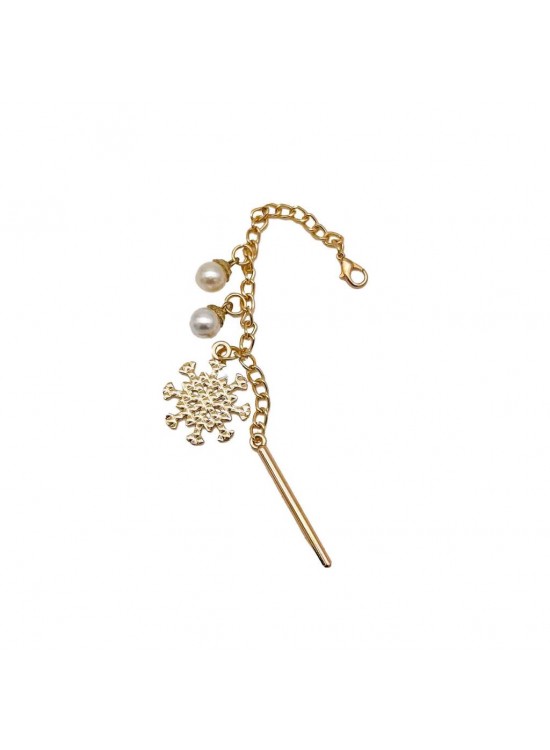 Çanta Aksesuar Kar Tanesi Light Gold Sarkaç Süs 20 Cm