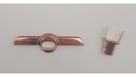 Çanta Aksesuar Kilitli Kapak Aparatı No:2 Light Gold Renk