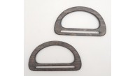 Çanta Aksesuar Köprülü D Model 8.5x15 cm Haki Renk Ahşap Çanta Sapı