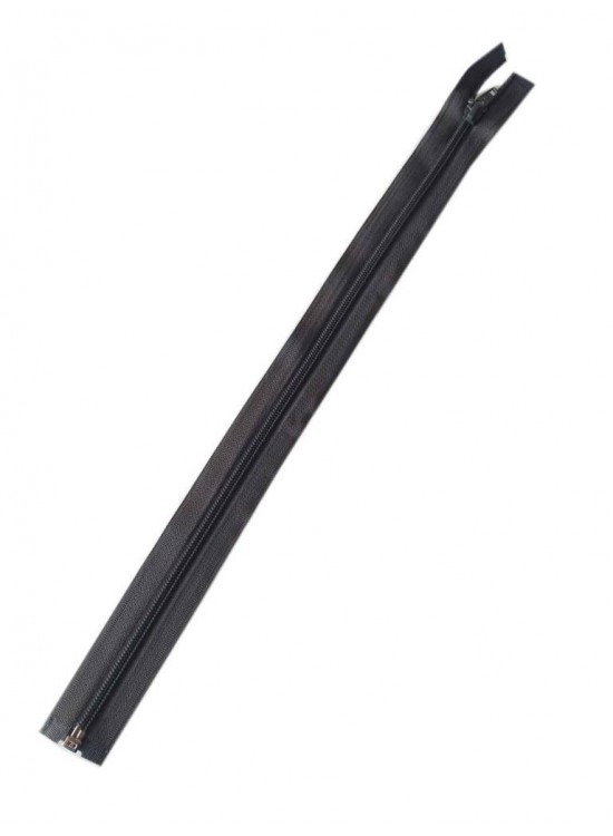 Çanta Aksesuar Koyu Gri Renk 40 Cm Plastik Diş Fermuar Fd18