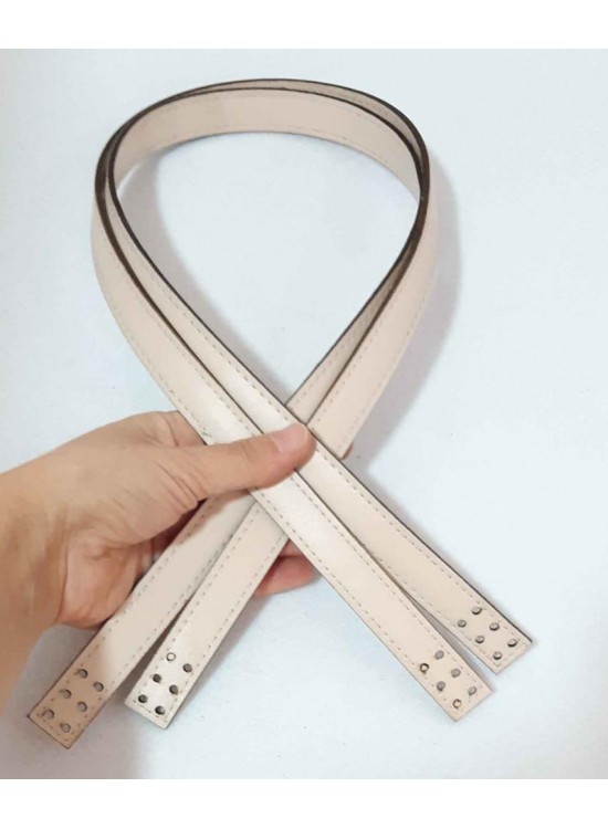 Çanta Aksesuar Krem Renk 80X2 Cm Çanta Sapı
