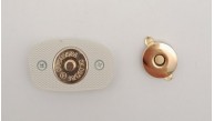Çanta Aksesuar Krem Renkli Light Gold Mıknatıslı Kilit