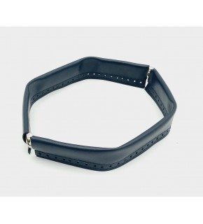 Çanta Aksesuar Lacivert Renk Derili Metal Çanta Ağzı 25 Cm