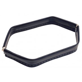 Çanta Aksesuar Lacivert Renk Derili Metal Çanta Ağzı 30 Cm