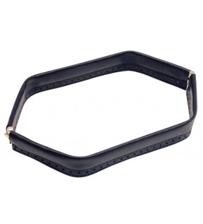 Çanta Aksesuar Lacivert Renk Derili Metal Çanta Ağzı 30 Cm
