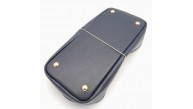 Çanta Aksesuar Lacivert Suni Deri 28x13 cm Yüksek Çanta Tabanı Light Gold Metalli