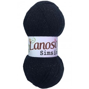 Çanta Aksesuar Lanoso  Simsim  No:6060 ( Siyah Siyah Sim)