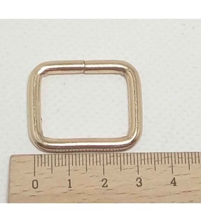 Çanta Aksesuar Light Gold 2X3 Cm Dikdörtgen  Halka
