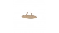 Çanta Aksesuar Light Gold 3 cm Oval Plaka Süs 1 Adet