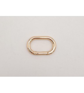 Çanta Aksesuar Light Gold 3 cm Ovalize Yaylı Halka 1 Adet