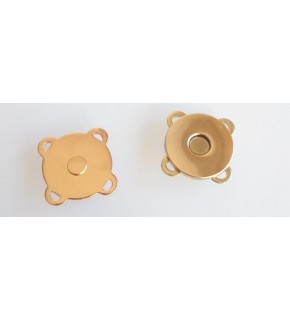 Çanta Aksesuar Light Gold Dikilebilir Mıknatıslı Çıtçıt 1 Adet