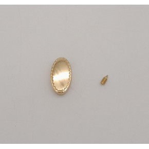 Çanta Aksesuar Light Gold Fermuar Stop, Büzgü Ucu 1 Adet