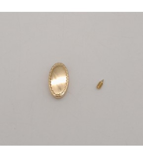 Çanta Aksesuar Light Gold Fermuar Stop, Büzgü Ucu 1 Adet