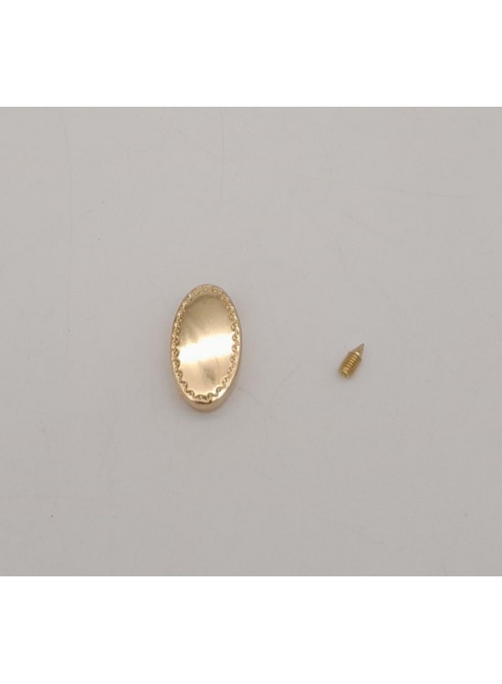 Çanta Aksesuar Light Gold Fermuar Stop, Büzgü Ucu 1 Adet