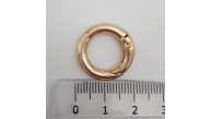 Çanta Aksesuar Light Gold Küçük Yaylı Halka 1 Adet