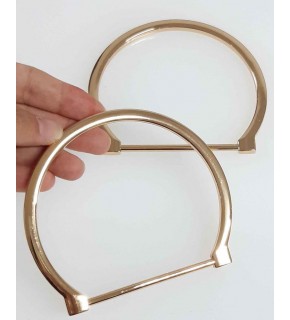 Çanta Aksesuar Light Gold Renk 11X9 Cm  Metal Çanta Sapı