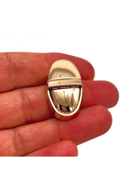 Çanta Aksesuar Light Gold Renk  2.5x1.5 cm Mini  Çanta Kilidi