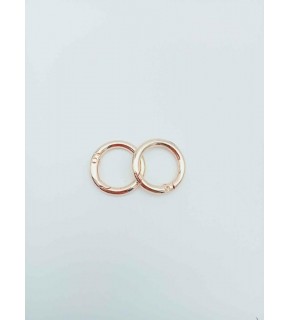 Çanta Aksesuar Light Gold Renk 2 Cm Yaylı Halka 2Li