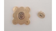 Çanta Aksesuar Light Gold Renk 4.5 cm Mıknatıslı Kilit