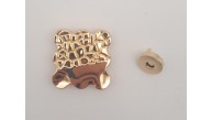 Çanta Aksesuar Light Gold Renk 4.5 cm Mıknatıslı Kilit