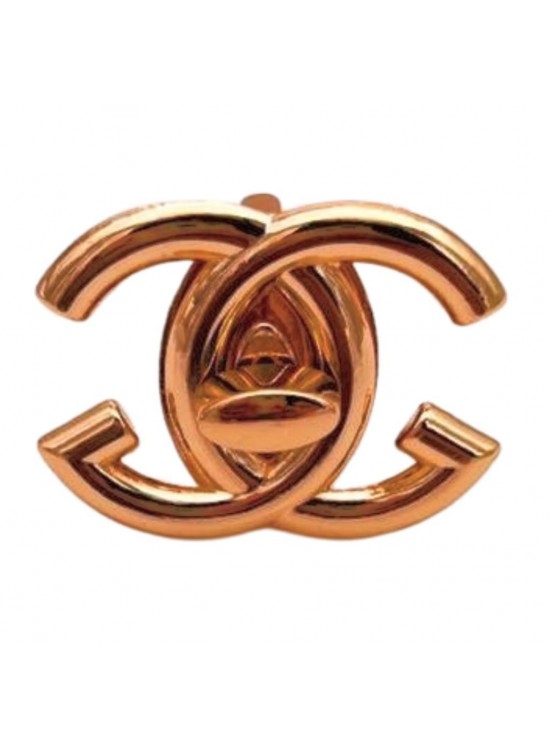 Çanta Aksesuar Light Gold Renk 4x3 cm Vidalı Çanta Kilidi