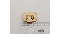 Çanta Aksesuar Light Gold Renk Dilli Kilit