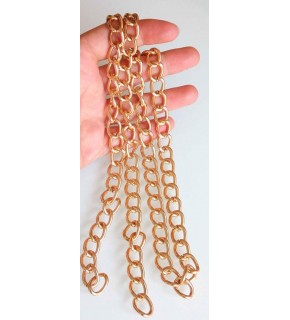 Çanta Aksesuar Light Gold Renk İnce Çanta Zinciri 150 Cm
