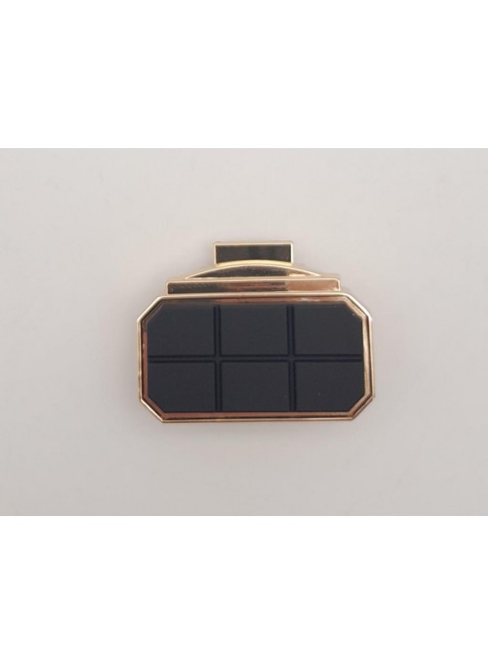Çanta Aksesuar Light Gold Siyah Renk Mat Akrilikli Kilit
