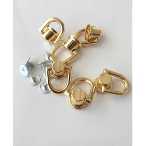 Çanta Aksesuar Light Gold Vidalı Askı Örgü Çanta İçin Büyük Boy 1 Adet