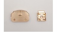Çanta Aksesuar Light Gold Vizon Renk Mat Akrilikli Kilit