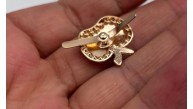 Çanta Aksesuar Light Renk 1.5 Cm Elma  Model Plaka Süs