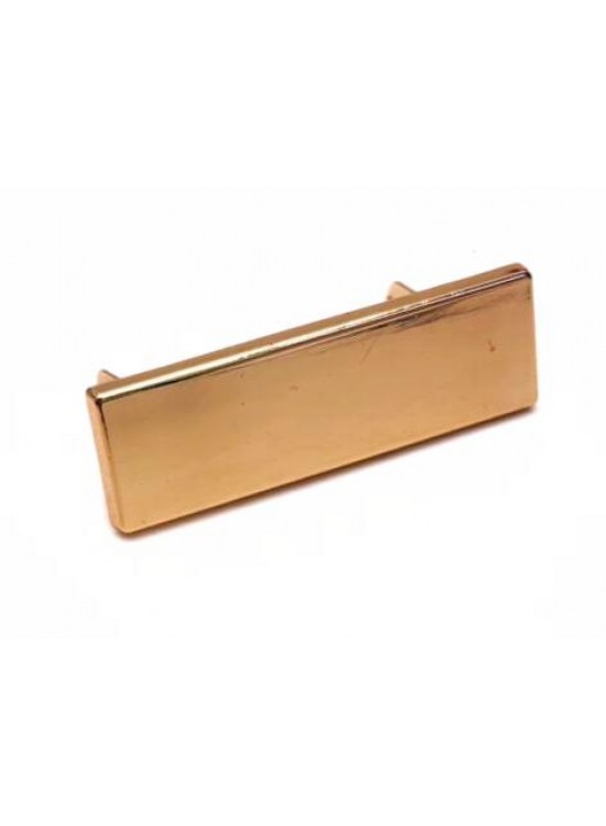 Çanta Aksesuar Light Renk 4x1  Cm Düz Model Plaka Süs