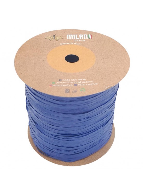 Çanta Aksesuar Milano Rafya Bodrum Mavi Renk 100 gr