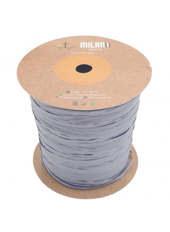 Çanta Aksesuar Milano Rafya Denim Mavi Renk 100 gr