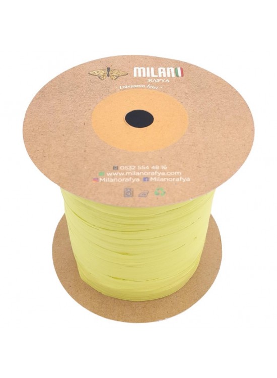 Çanta Aksesuar Milano Rafya Neon Yeşil Renk 100 gr