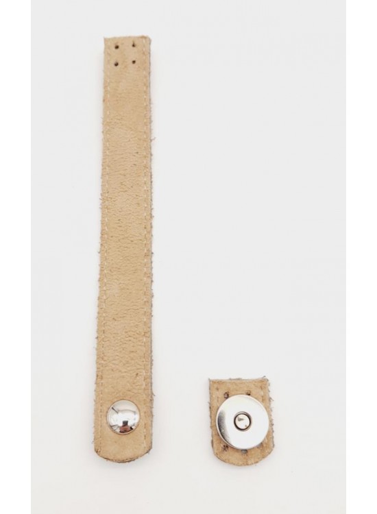 Çanta Aksesuar Nubuk Süet Suni Deri Bej Gümüş Metalli 18x2 Cm Kapak