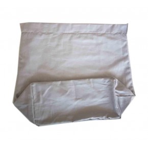 Çanta Aksesuar Örgü Çantaya Hazır Astar Tabanlı 22X12Cm Açık Gri