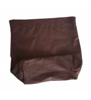 Çanta Aksesuar Örgü Çantaya Hazır Astar Tabanlı 22X12Cm Koyu Kahve